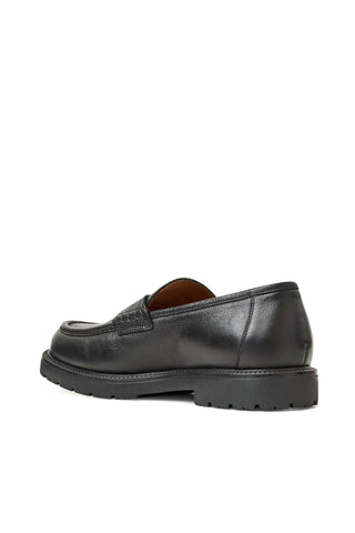 Aquatalia Blake Men’s Shoes Tumbled Leather Penny Loafer (AQ1013)-AmbrogioShoes
