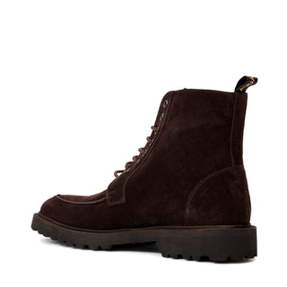 Aquatalia Danny Men’s Shoes Suede Leather Split-Toe Lace Up Boot (AQ1004)-AmbrogioShoes