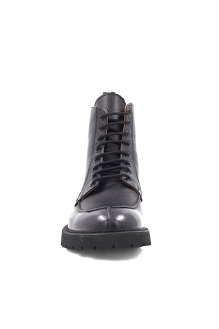 Aquatalia Danny Men’s Shoes Tumbled Calf-Skin Leather Split-Toe Lace Up Boot (AQ1005)-AmbrogioShoes