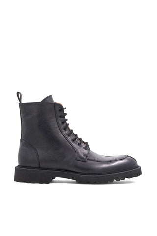 Aquatalia Danny Men’s Shoes Tumbled Calf-Skin Leather Split-Toe Lace Up Boot (AQ1005)-AmbrogioShoes