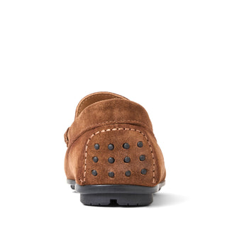 Aquatalia Enzo Men’s Shoes Suede Leather Moccasin Driver (AQ1008)-AmbrogioShoes