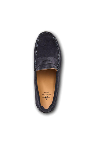 Aquatalia Enzo Suede Moccasin Driver-AmbrogioShoes
