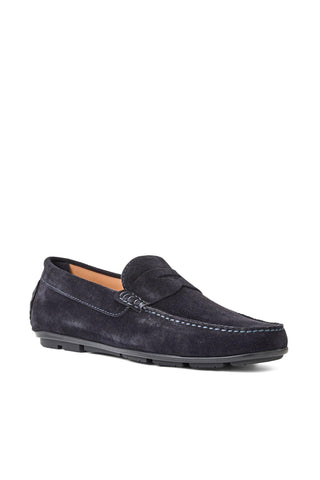 Aquatalia Enzo Suede Moccasin Driver-AmbrogioShoes