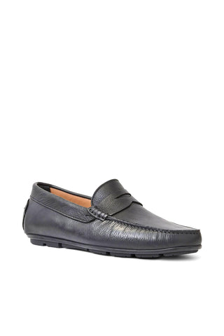 Aquatalia Enzo Tumbled Leather Moccasin Driver-AmbrogioShoes