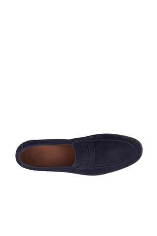 Aquatalia Jon Men’s Shoes Suede Penny Loafer (AQ1011)-AmbrogioShoes