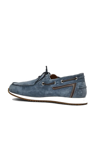 Aquatalia Lido Suede Boat Shoe-AmbrogioShoes