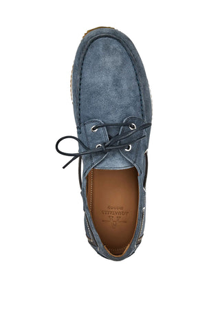 Aquatalia Lido Suede Boat Shoe-AmbrogioShoes