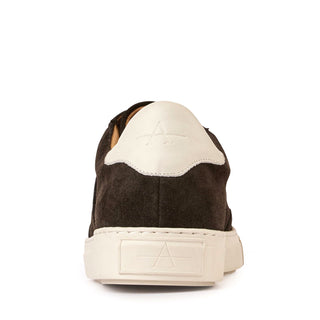 Aquatalia Metro Men’s Shoes Suede Leather Sneaker (AQ1017)-AmbrogioShoes