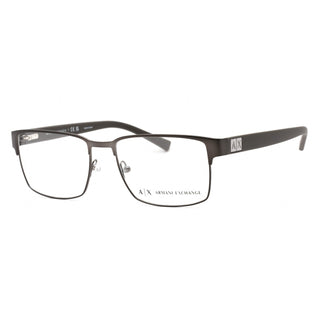 Armani Exchange 0AX1019L Eyeglasses Dark Matte Gunmetal / clear demo lens-AmbrogioShoes