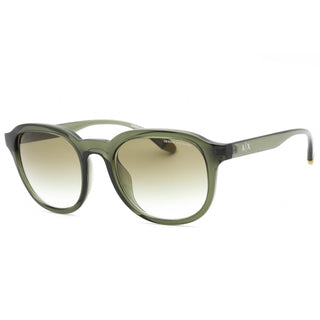 Armani Exchange 0AX4129SU Sunglasses Shiny Transparent Green / Dark Green Gradient-AmbrogioShoes
