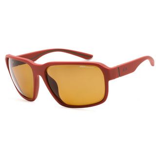 Armani Exchange 0AX4131SU Sunglasses Matte Red / Brown Polarized-AmbrogioShoes