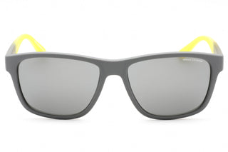Armani Exchange 0AX4135S Sunglasses Matte Grey/Grey Mirror Silver-AmbrogioShoes