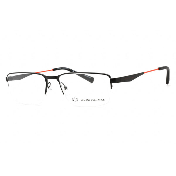 Armani Exchange AX1038 Eyeglasses Matte Black/Clear demo lens-AmbrogioShoes