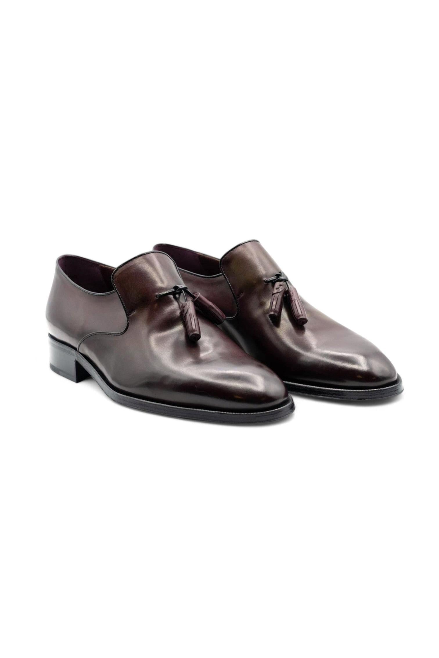 Artioli Adelmo Calf-Skin Leather Classic Tassels Loafers (ART1061) AmbrogioShoes Artioli Adelmo Calf-Skin Leather Classic Tassels Loafers (ART1061) AmbrogioShoes