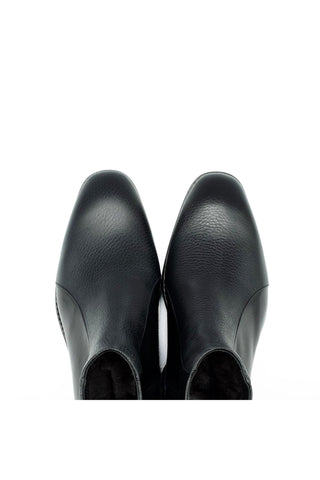 Artioli Albano Buffalo / Calf-Skin Leather Zipper Boot (ART1113)-AmbrogioShoes