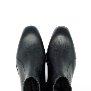 Artioli Albano Men's Shoes Buffalo / Calf-Skin Leather Zipper Boot (ART1113)-AmbrogioShoes