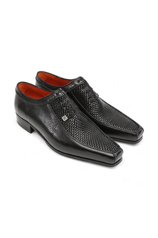 Artioli Aldo Full Grain / Woven Leather Oxfords (ART1001)-AmbrogioShoes