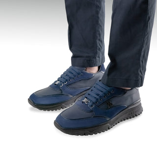 Artioli Ares Men's Shoes Suede / Calf-Skin Leather / Deer-Skin Sneaker (ART1193)-AmbrogioShoes