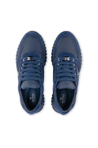 Artioli Ares Suede / Calf-Skin Leather / Deer-Skin Sneaker (ART1193)-AmbrogioShoes