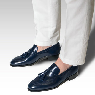 Artioli Argo Calf-Skin Leather Tassel Loafer (ART1176)-AmbrogioShoes