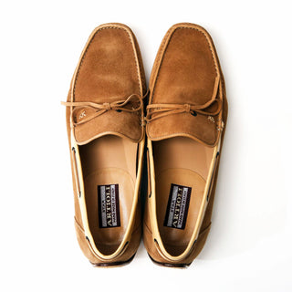 Artioli Barga Suede / Kangaroo Leather Casual Moccasin (ART1147)-AmbrogioShoes