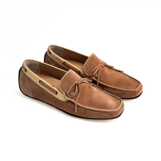 Artioli Barga Suede / Kangaroo Leather Casual Moccasin (ART1147)-AmbrogioShoes