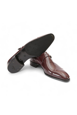 Artioli Bartolomeo Calf-Skin Leather Single Monk Strap (ART1004)-AmbrogioShoes