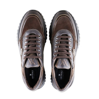 Artioli Charlie Men's Shoes Suede / Calf-Skin Leather / Deer-Skin Sneaker (ART1194)-AmbrogioShoes