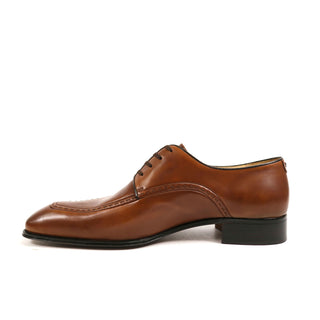 Artioli Clemente Men's Luxury Italian Shoes Calf-Skin Leather Derby (ART1008)-AmbrogioShoes