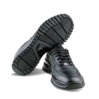 Artioli Clementine Men's Shoes Alce Calf-Skin Leather Sneaker (ART1209)-AmbrogioShoes