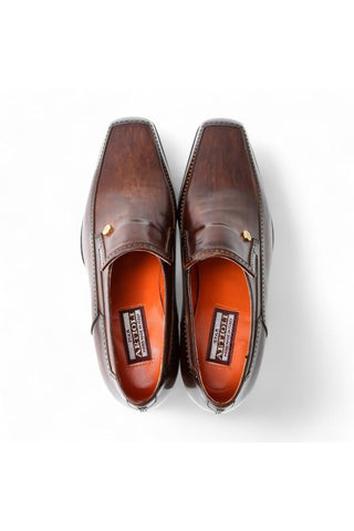 Artioli Cornelio Patina Leather Loafers (ART1071)