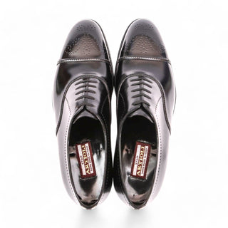 Artioli Corrado Men's Luxury Italian Shoes Calf-Skin Leather Cap-Toe Oxford (ART1082)-AmbrogioShoes