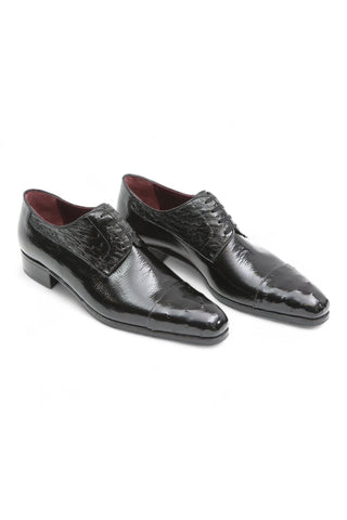 Artioli Cristian Ostrich / Leather Derby (ART1009)-AmbrogioShoes