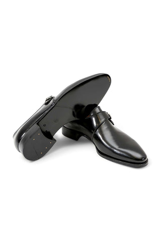 Artioli Daniele Calf-Skin Leather Single Monk-Strap (ART1105)-AmbrogioShoes
