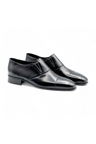 Artioli Decimo Buffalo Leather Slip-On Cap-Toe Loafers (ART1057)-AmbrogioShoes