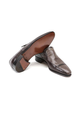 Artioli Donato Shark & Lizard Cap-Toe Loafers (ART1050)-AmbrogioShoes