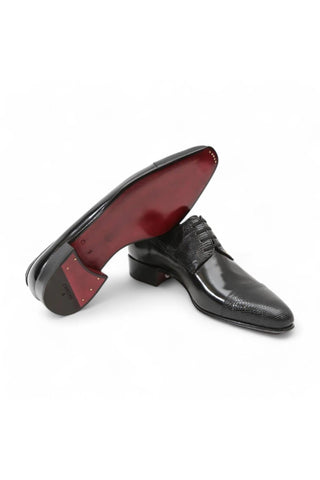 Artioli Edoardo Lizard / Buffalo Derby (ART1041)-AmbrogioShoes