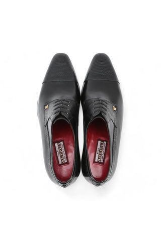 Artioli Edoardo Lizard / Buffalo Derby (ART1041)-AmbrogioShoes