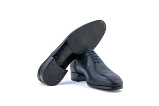 Artioli Enrico Men's Shoes Perforated Kangaroo Leather Oxford (ART1190)-AmbrogioShoes