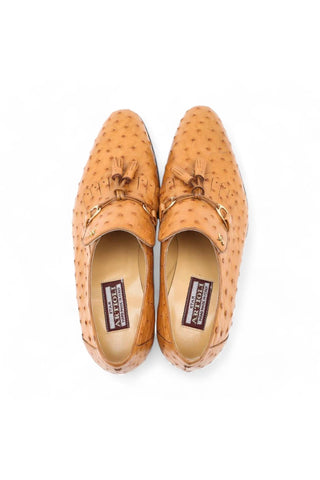 Artioli Enzo Ostrich Tassels Loafers (ART1042)-AmbrogioShoes