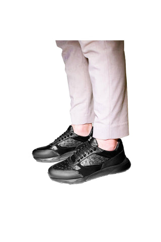 Artioli Ernest Multi Material Sneaker-AmbrogioShoes