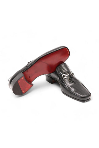 Artioli Fausto Lizard / Leather Horsebit Loafer (ART1084)-AmbrogioShoes