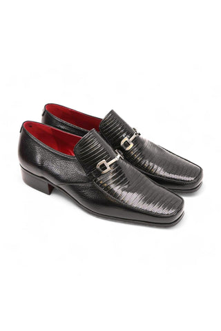 Artioli Fausto Lizard / Leather Horsebit Loafer (ART1084)-AmbrogioShoes