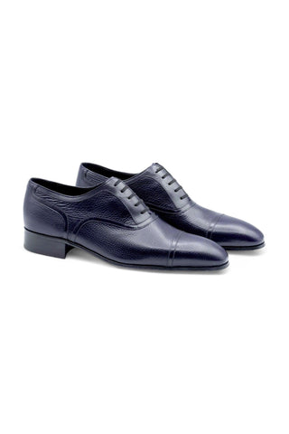 Artioli Federico Calf-Skin Leather Classic Cap-Toe Oxfords (ART1036)-AmbrogioShoes
