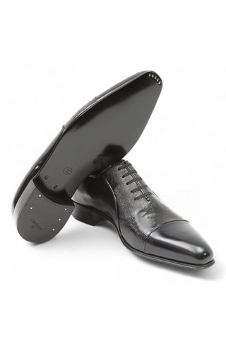 Artioli Gabriele Ostrich / Leather Oxfords (ART1013)-AmbrogioShoes