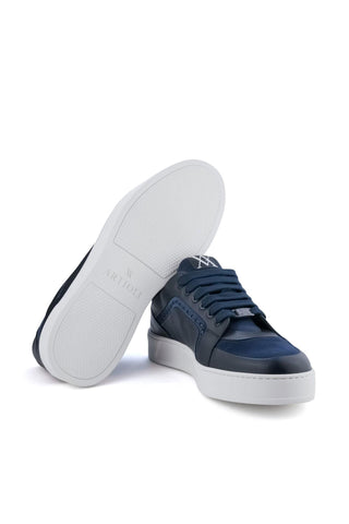 Artioli Gengis Suede & Calf-Skin Leather Sneaker (ART1195)-AmbrogioShoes