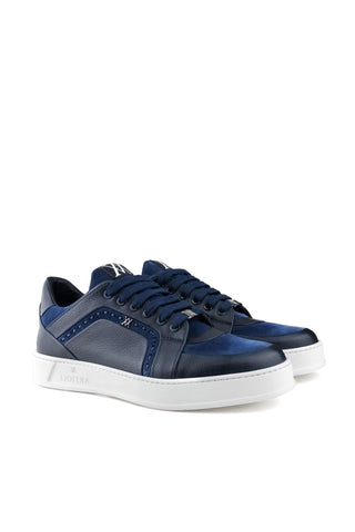 Artioli Gengis Suede & Calf-Skin Leather Sneaker (ART1195)-AmbrogioShoes