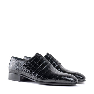 Artioli Guglielmo Exotic Alligator Skin Oxford (ART1203)-AmbrogioShoes