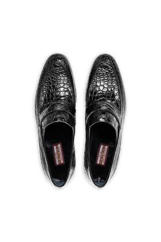 Artioli Gustavo Crocodile Skin Penny Loafer (ART1202)-AmbrogioShoes
