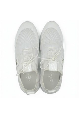 Artioli Jesse Fabric / Calf-Skin Leather Casual Sneaker (ART1118)-AmbrogioShoes